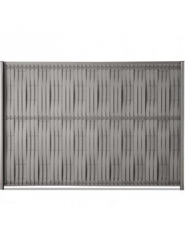 Kit de ocultación PVC Trenzado - Gris cuarzo