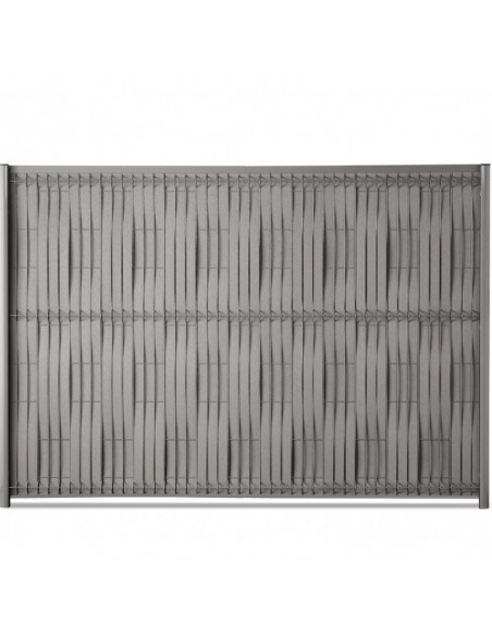 Kit de ocultación PVC Trenzado - Gris cuarzo