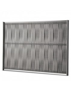 Kit de ocultación PVC Trenzado - Gris cuarzo 2