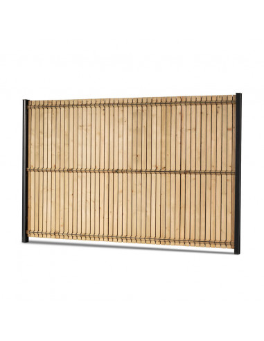 Panel con Kit lamas de madera