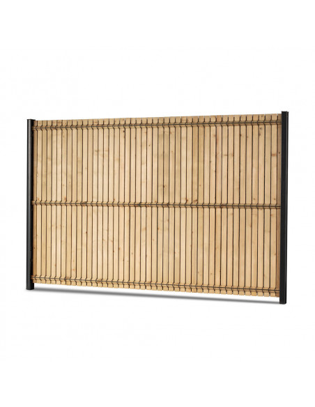 Panel con Kit lamas de madera