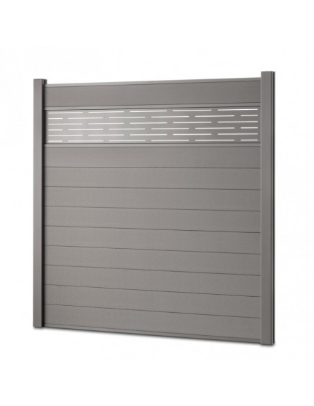 Guía de aluminio inicio panel COST gris cuarzo
