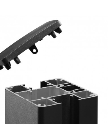 Fijación Tapón de aluminio para poste ELITE