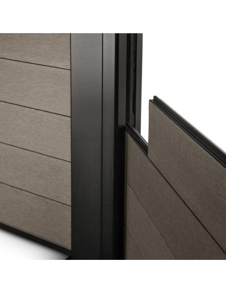 Poste de aluminio ELITE ángulo 45º y 135º ambiente