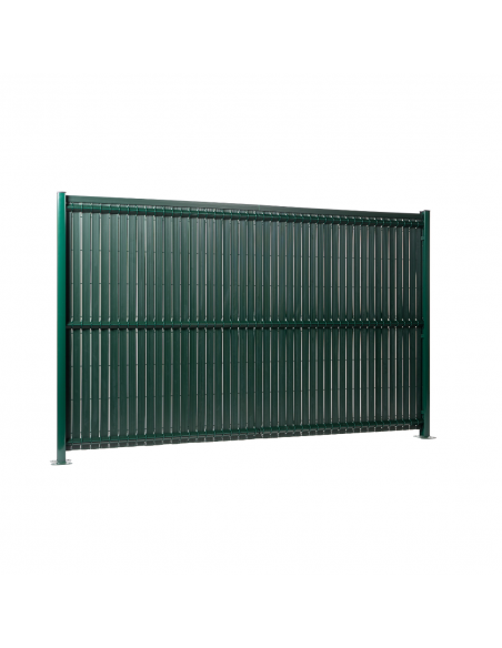 PACK valla con ocultación de PVC ANTRACITA - 2,0m