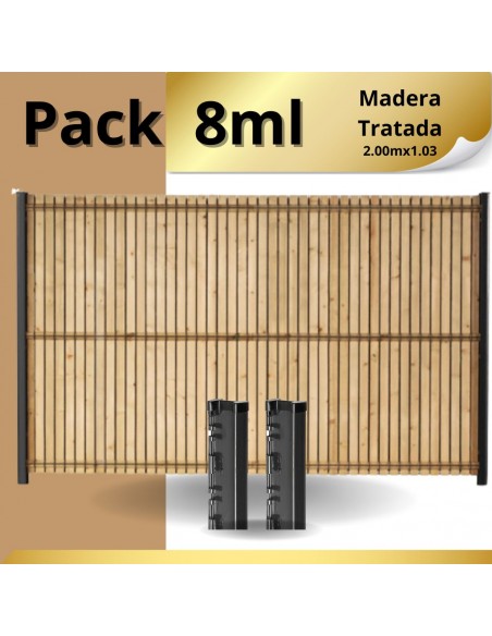 PACK VALLAS HERCULES Y MADERA TRATADA