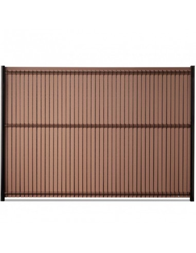 Panel de  lamas Composite Premium V24 Marrón