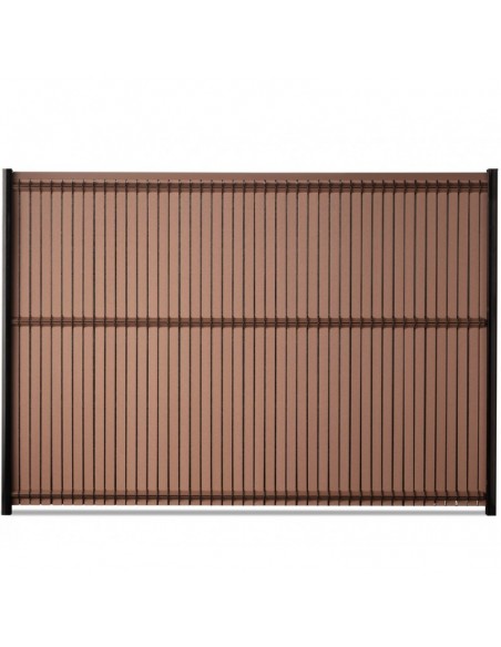 Panel de  lamas Composite Premium V24 Marrón