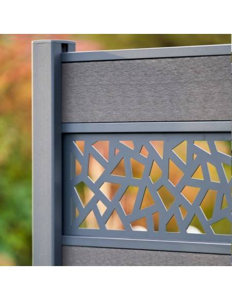 Lama decorativa de aluminio - Gris cuarzo - Puro