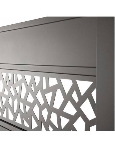 Lama decorativa de aluminio - Gris cuarzo