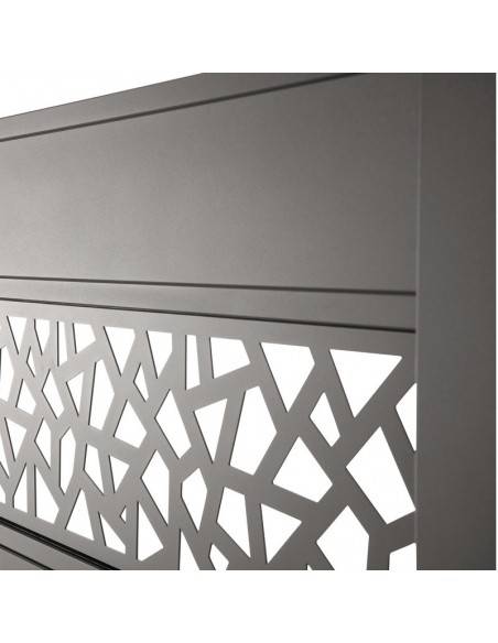 Lama decorativa de aluminio - Gris cuarzo